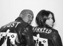 Kanye West and Kim Kardashian