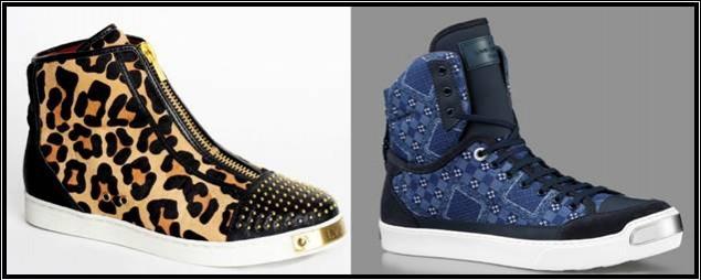 LVL XIII copyrighted toe plate and Louis Vuitton's new collection. Sneakers
