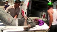 Victims flood hospitals after Israel struck targets across Gaza