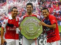 Santi Cazorla Mikel Arteta Alexis Sanchez Arsenal