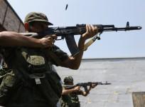 Ukrainian military rejected calls from the separatists for a ceasefire as fierce fighting raged in the East of the country on Sunday.