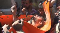survivor-rescued-from-rubble-after-syrian-regime-barrel-bombs