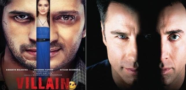 Ek Villian - Face Off Copycat Bollywood movie posters