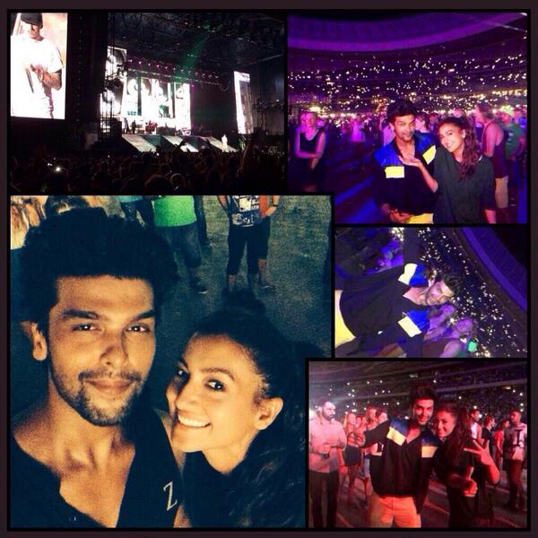 Kushal Tandon, Gauhar Khan in Capetown