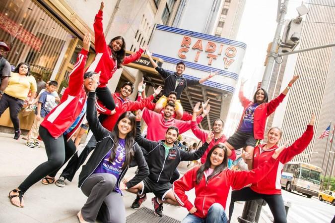 Cornell Bhangra prepare to perform on America's Got Talent Cornell Bhangra prepare to perform live on America's Got Talent