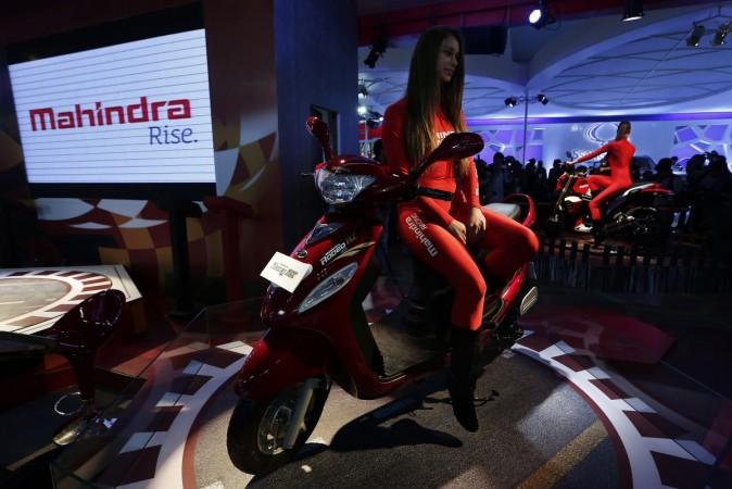 A model sits on a Rodeo RZ scooter at the Mahindra and Mahindra pavilion during the Indian Auto Expo in Greater Noida, on the outskirts of New Delhi February 6, 2014.(Representational Image)