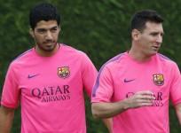 Luis Suarez Lionel Messi Barcelona