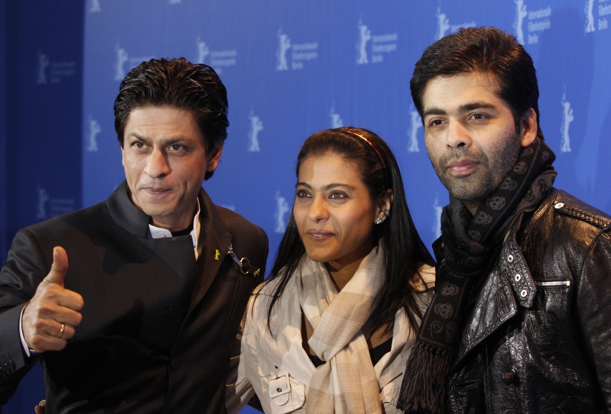Shah Rukh Khan, Kajol and Karan Johar