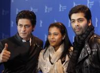 Shah Rukh Khan, Kajol and Karan Johar