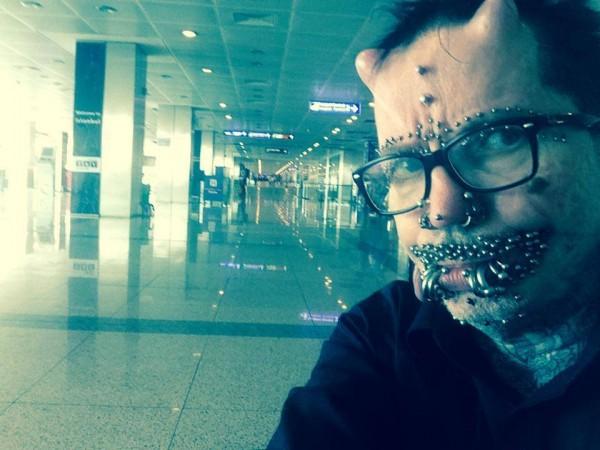 Most pierced man in the world, Rolf Buchholz Most pierced man