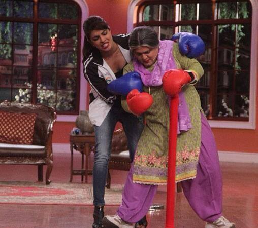 Priyanka fights with Dolly Daadi Priyanka Chopra on Kapil Sharma's Comedy Nights With Kapil