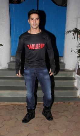 Varun Dhawan at the wrap up bash of Varun Dhawan