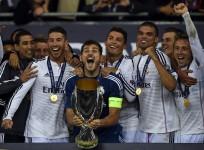 Real Madrid UEFA Super Cup Casillas Ramos Ronaldo Pepe