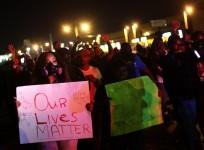 St Louis is located just eight miles from Ferguson, where Michael Brown - another black teen - was shot down by a white police officer two months ago.