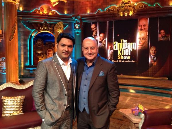Kapil Sharma, Anupam Kher on 'The Anupam Kher Show'