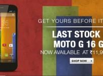 Moto G at Flipkart