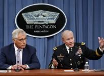 chuck hagel, general martin dempsey