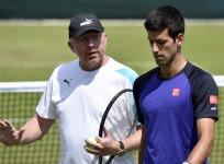 Boris Becker and Novak Djokovic