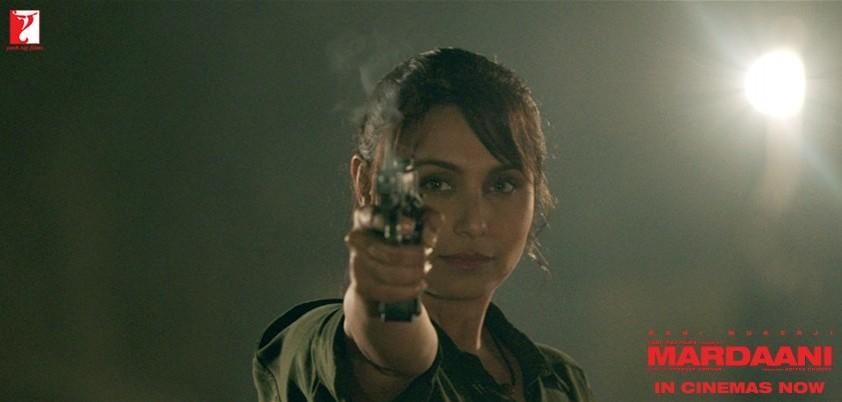 Mardaani poster featuring Rani Mukherji Mardaani