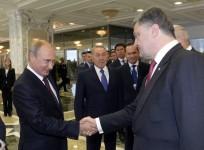 Russian President Vladimir Putin has thrown the onus of bringing about calm in Eastern Ukraine to the Kiev government.