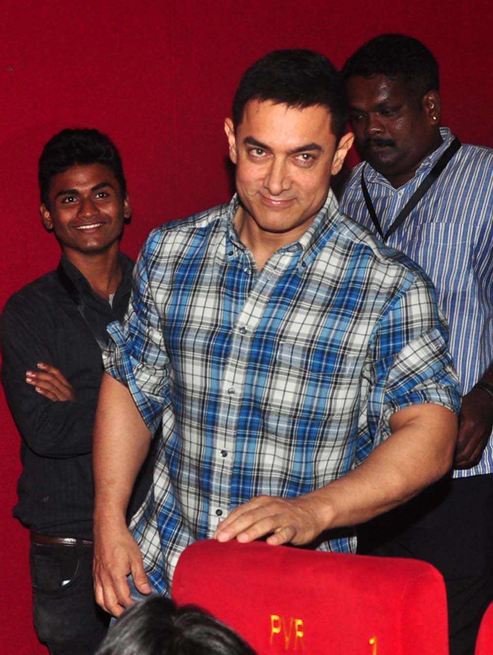 Aamir Khan during the launch event of Aamir Khan