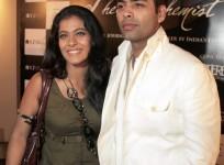 Karan Johar and Kajol
