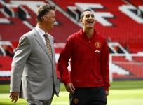 Louis Van Gaal Angel Di Maria Manchester United