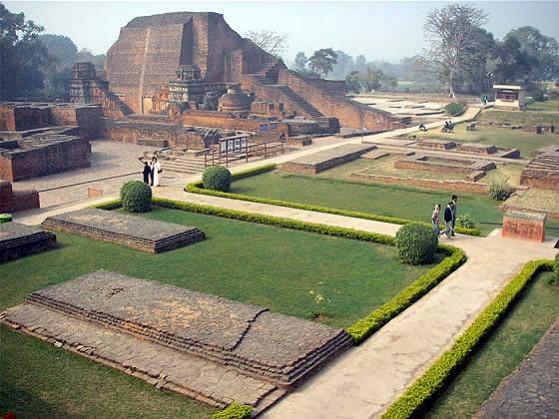 Ruins of Nalanda University Library, where thousands of students from across the world came to study history, linguistics and many more. Ruins of Nalanda University Library