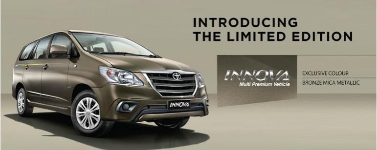 Toyota Innova Limited Edition Launched in India; Price, Feature, Availability Details Toyota Innova Limited Edition Launched in India; Price, Feature, Availability Details