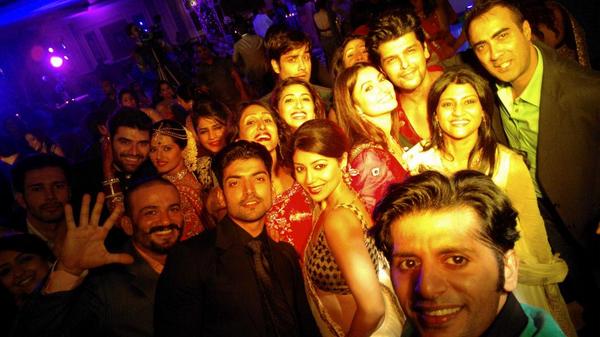 Wedding selfie. Nikitin Dheer marries Kratika Sengar