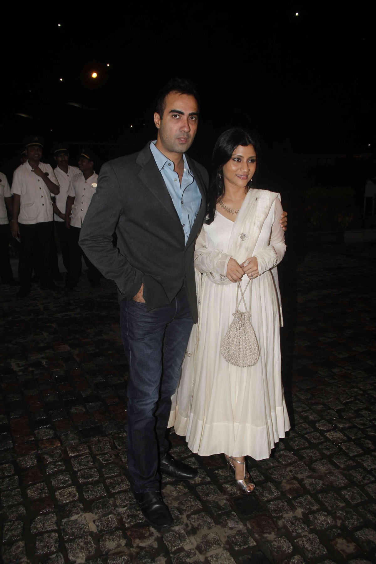 Ranvir Shorey with wife Konkona Sen Sharma at the do Nikitin Dheer marries Kratika Sengar