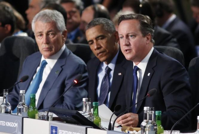 Rare images are circulating online where Barack Obama appears to take a nap as David Cameron talks Rare images are circulating online where Barack Obama appears to take a nap as David Cameron talks