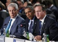 Rare images are circulating online where Barack Obama appears to take a nap as David Cameron talks