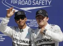 Lewis Hamilton and Nico Rosberg