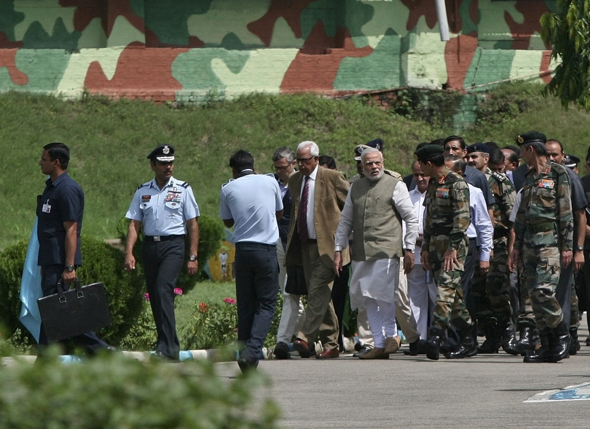 Prime Minister Narendra Modi arrived in Jammu and Kashmir over the weekend to survey the impact of the worst flood to hit the state in six decades Kashmir Floods
