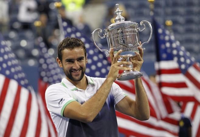 Marin Cilic with the US Open trophy after his impressive win over Kei Nishikori in the final of the US Open last year Marin Cilic US Open