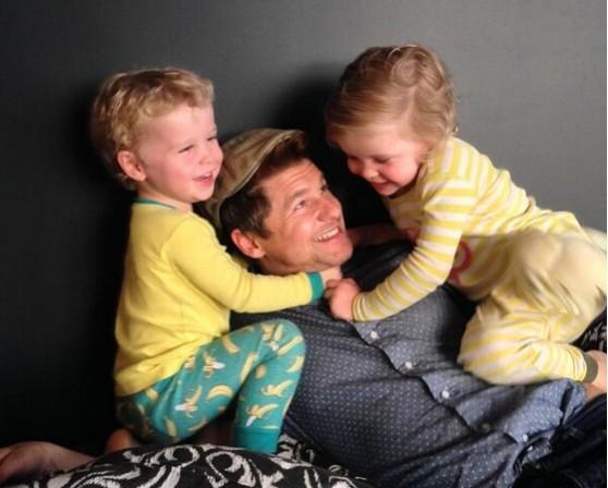 David Burtka with Gidean and Harper David Burtka with Gidean and Harper