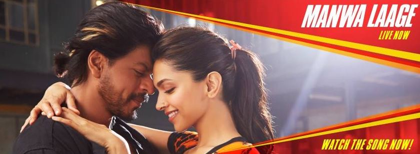 Shah Rukh Khan and Deepika Padukone in 'Manwa laage' song from 'Happy New Year' Happy New Year