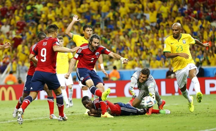 Yepes even put the ball in the back of the net against Brazil but it was wrongly ruled out Mario Yepes