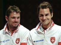 Stanislas Wawrinka Roger Federer Switzerland Davis Cup