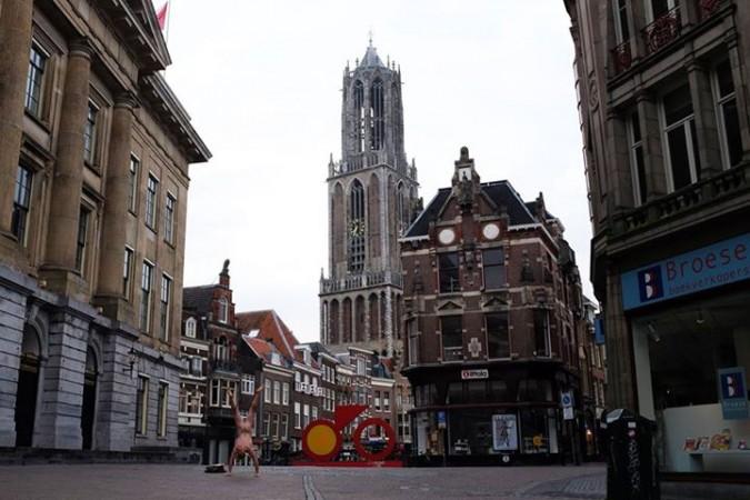 Utrecht, The Netherlands The Naked Handstander