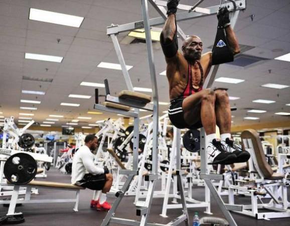 Sam 70-year-old body builder Sam