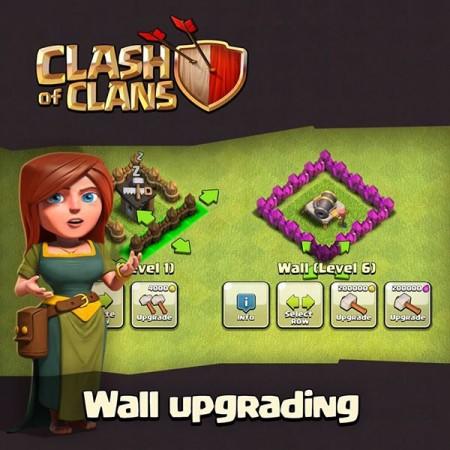Clash of Clans has unveiled new wall upgrading. Clash of Clans