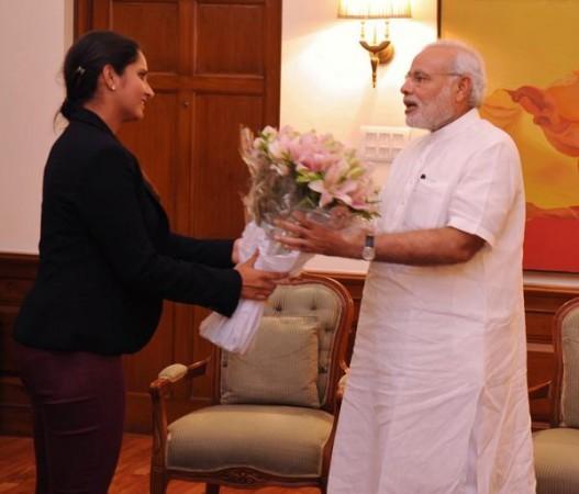 Sania Mirza Meets Narendra Modi
