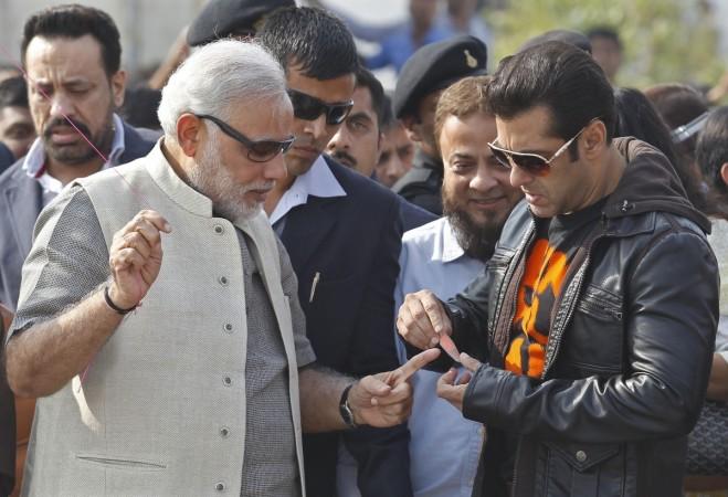 Narendra Modi, Salman Khan Narendra Modi, Salman Khan
