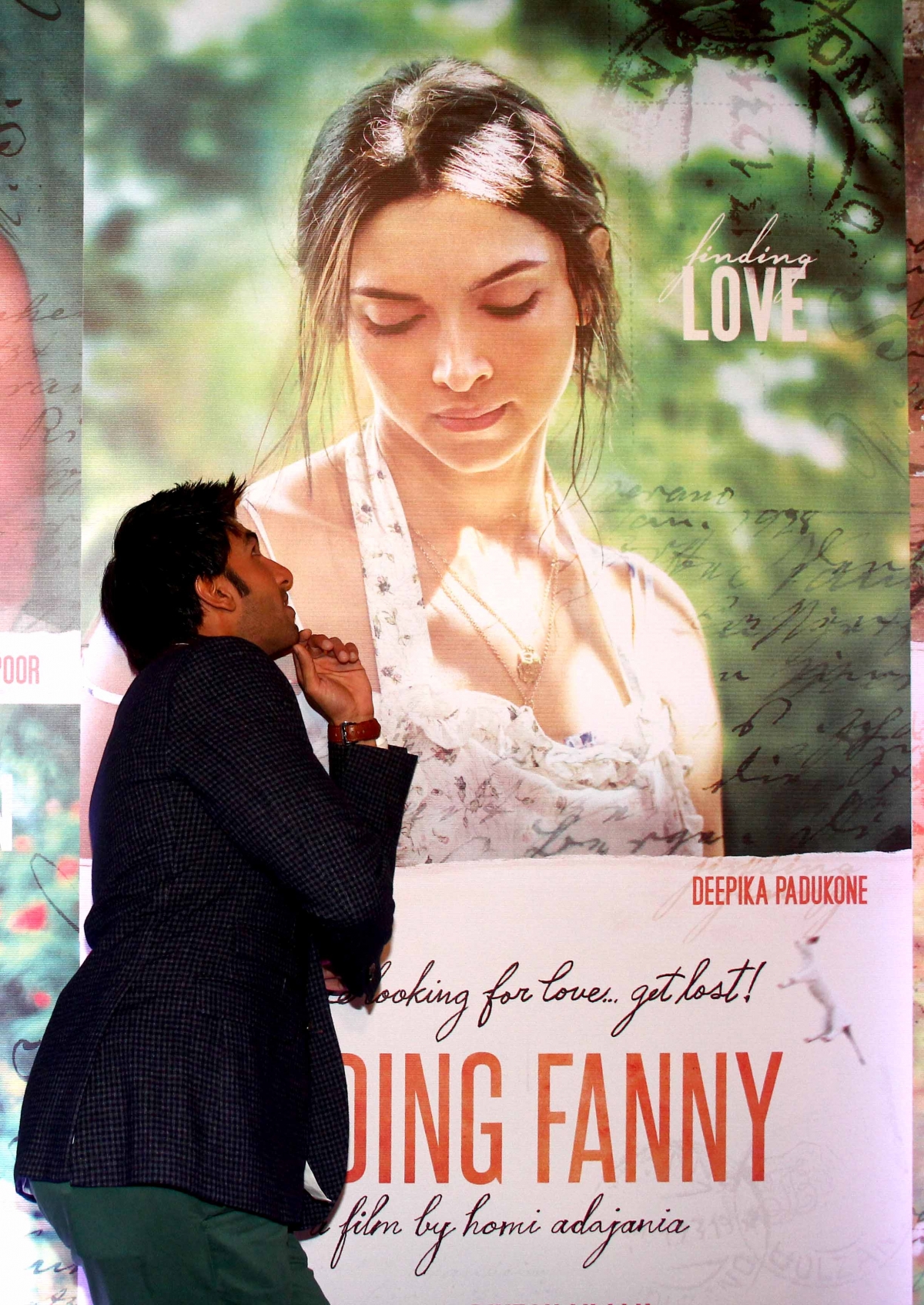 Deepika Padukone, Ranveer Singh, Arjun Kapoor at 'Finding Fanny' success party.