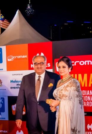 Sreedevi and Boney Kapoor Sreedevi