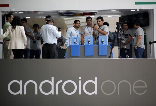 Visitors look at Android One Based mobiles after its launch in New Delhi September 15, 2014. Google Inc launched in India on Monday a $105 smartphone, the first device from its Xiaomi Redmi 1S vs. Moto E vs. Android One Smartphones: Specifications Comparison