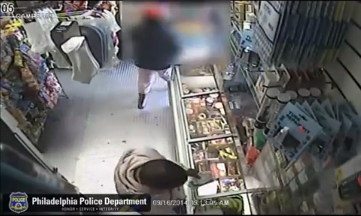 He grabbed a banana from the side of the counter. Philadelphia Thief used Banana as a Handgun, Robbed a Store