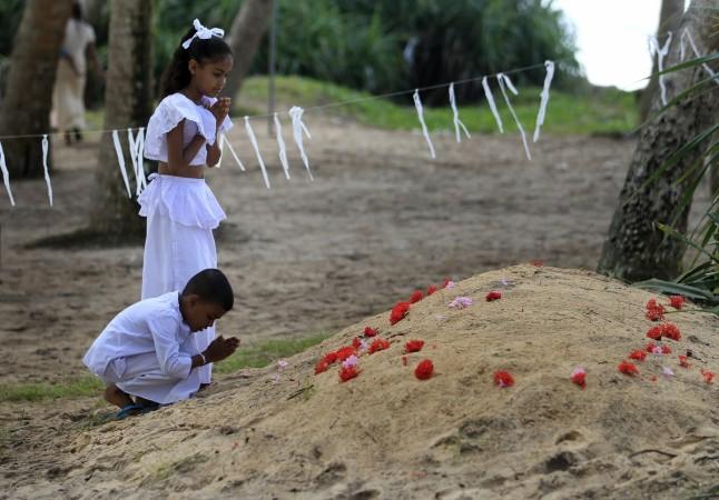 Burial ground. Grave